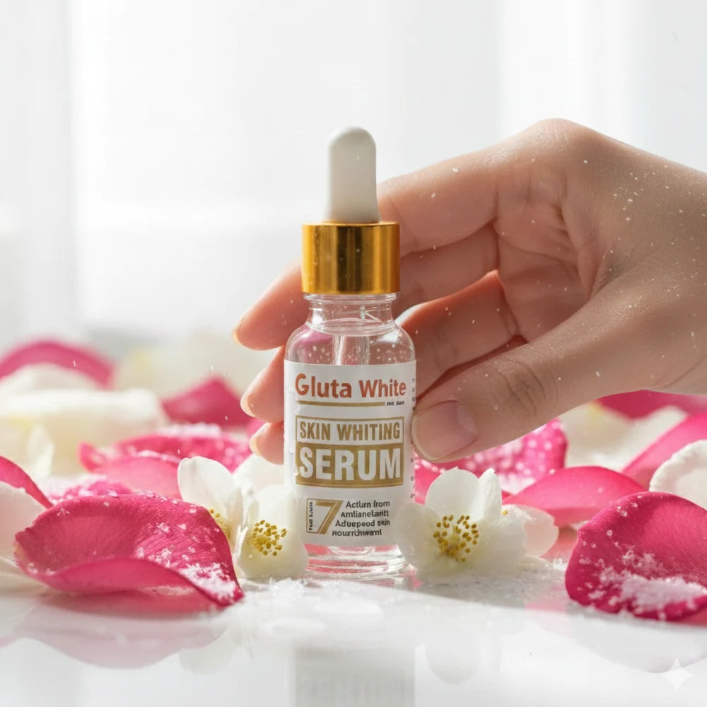 Gluta White Whitening Serum 30ml – Brightening, Even Skin Tone & Glow Boost Formula